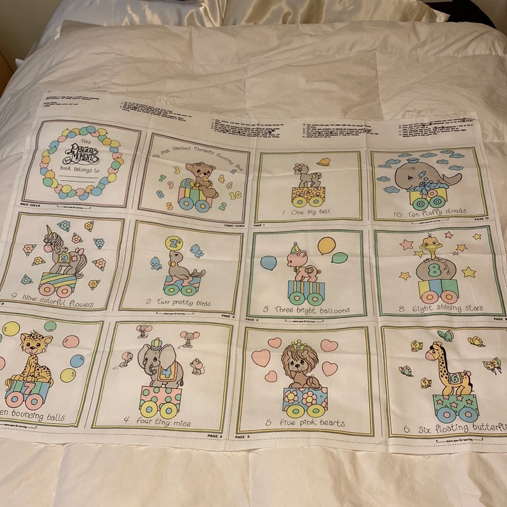 Precious Moments Cloth Storybook to Make